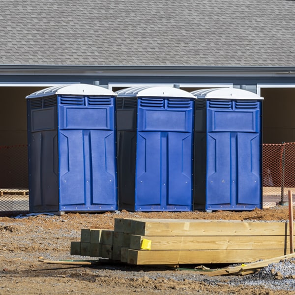 what is the expected delivery and pickup timeframe for the porta potties in San Marino California